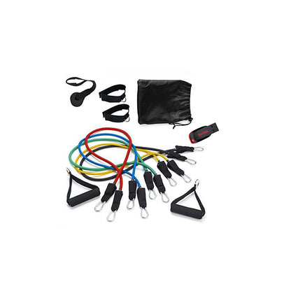 SET DE LIGAS DE RESISTENCIA + RUTINA VIRTUAL